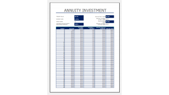 annuity investment calculator