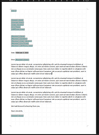 block letter screenshot