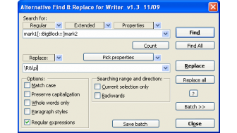 alternative dialog find replace for writer b1ead180 d038 4e11 a6b9 989f98082416