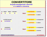 Screenshot for Convertitore da gradi sessagesimali a decimali