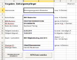 Screenshot for SEPA Lastschriften / SEPA direct debits