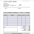 Screenshot for Simple Service Invoice