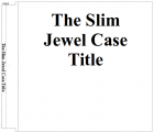 Screenshot for Slim CD/DVD Jewel Case